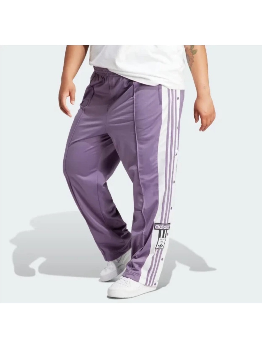 Adidas Adibreak TP Women's Shadow Violet Pants Size 2X old-school IK4236